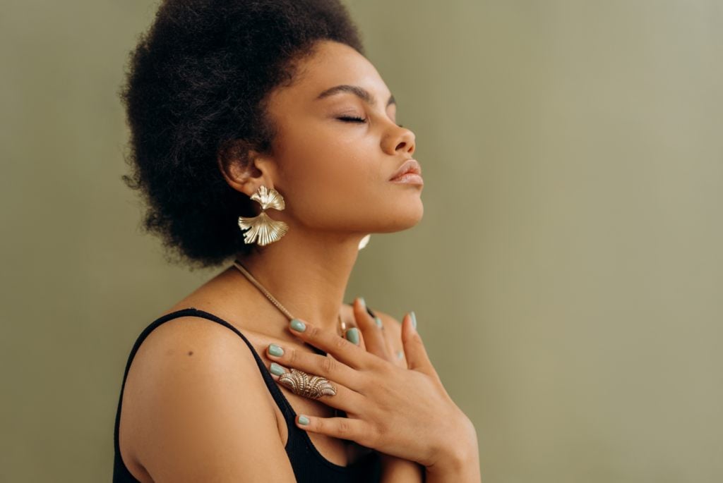 Woman in contemplation